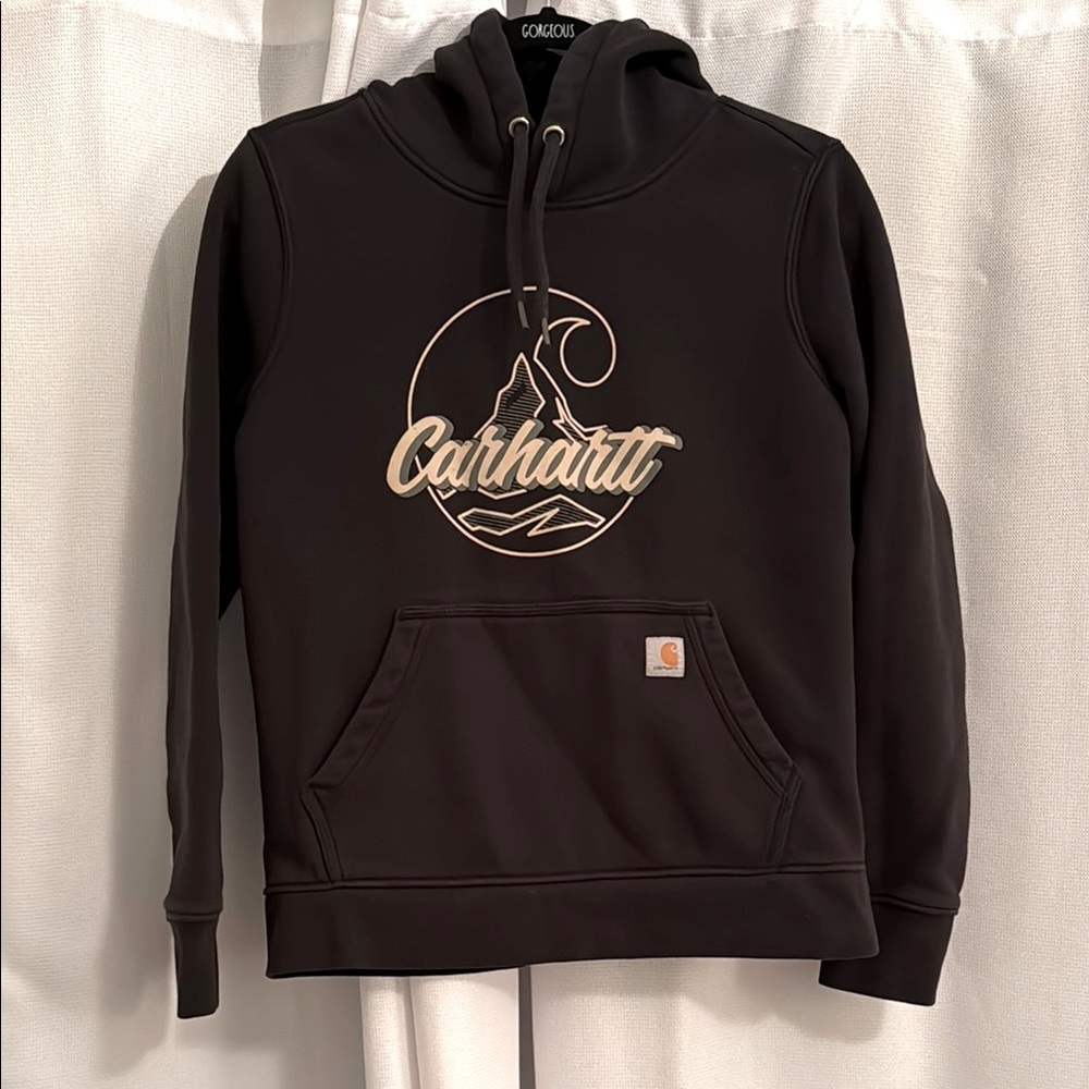 Carhartt Black Hoodie with Logo